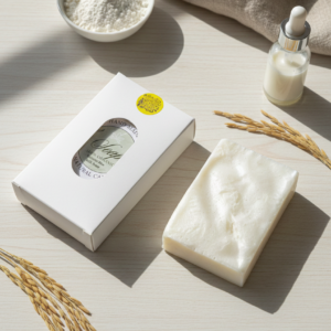 100% Organic Rice Soap – Brightening & Smooth Skin Care